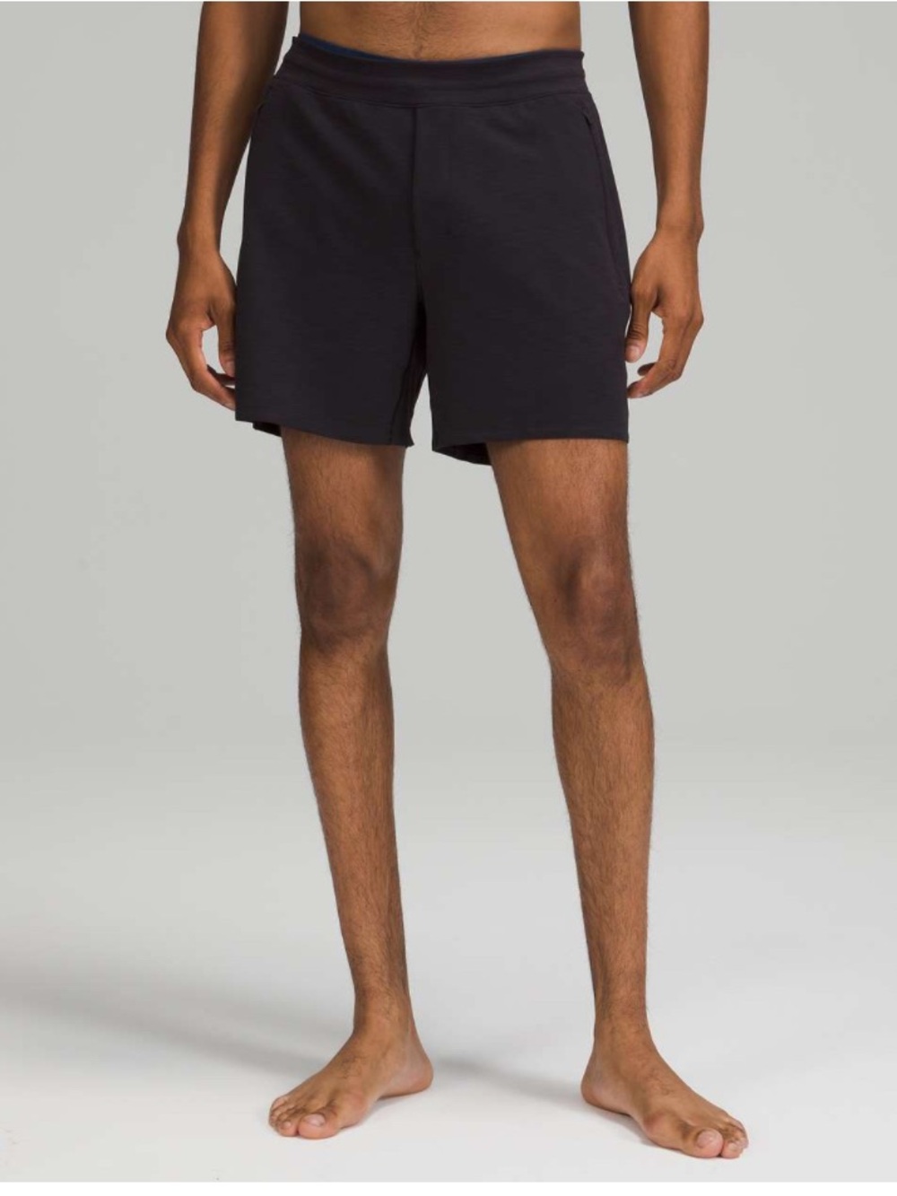 Lululemon Balancer Short 6" *Everlux Heathered Black Medium